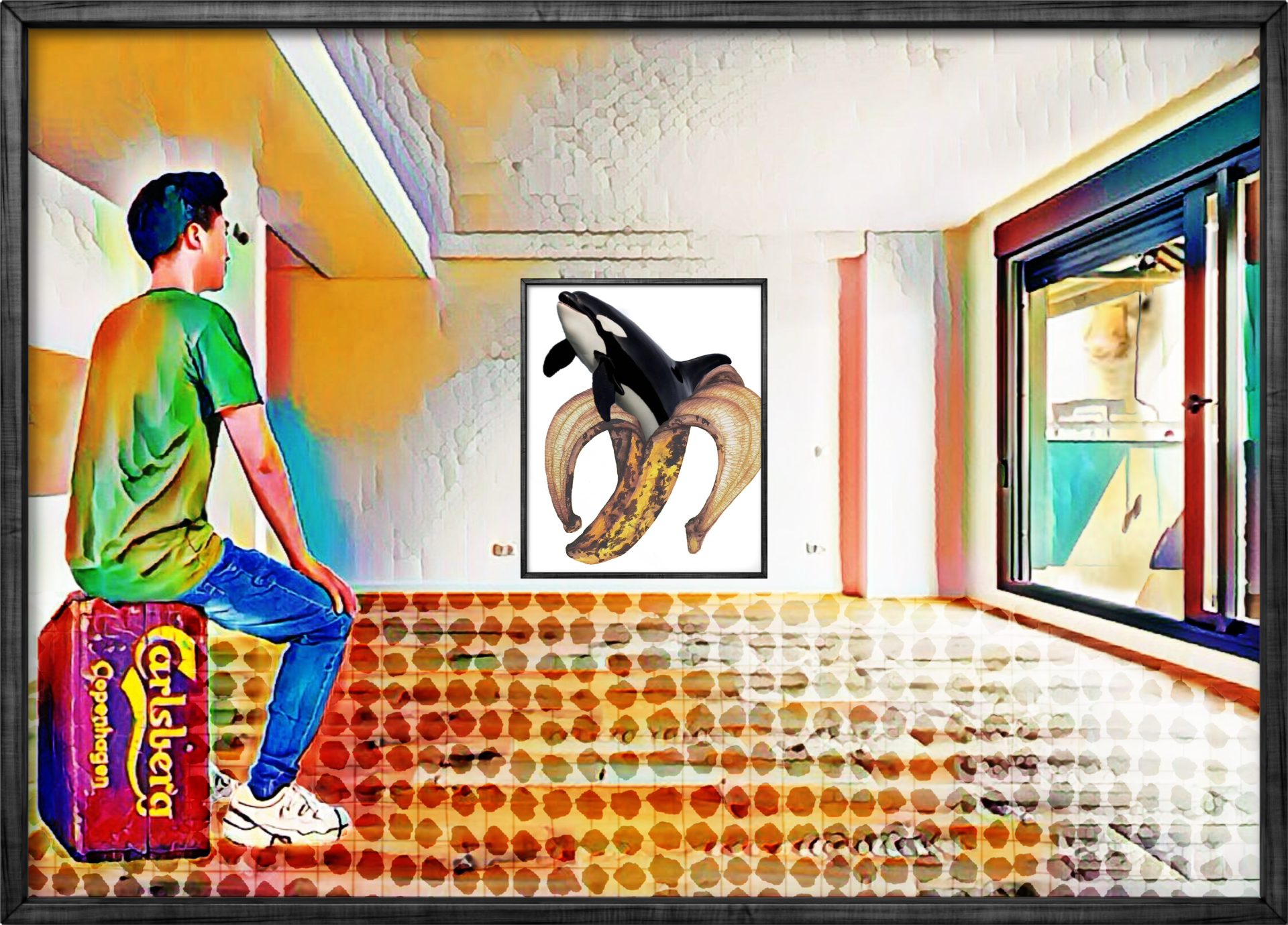 “BUY ART, THEN FURNITURE”