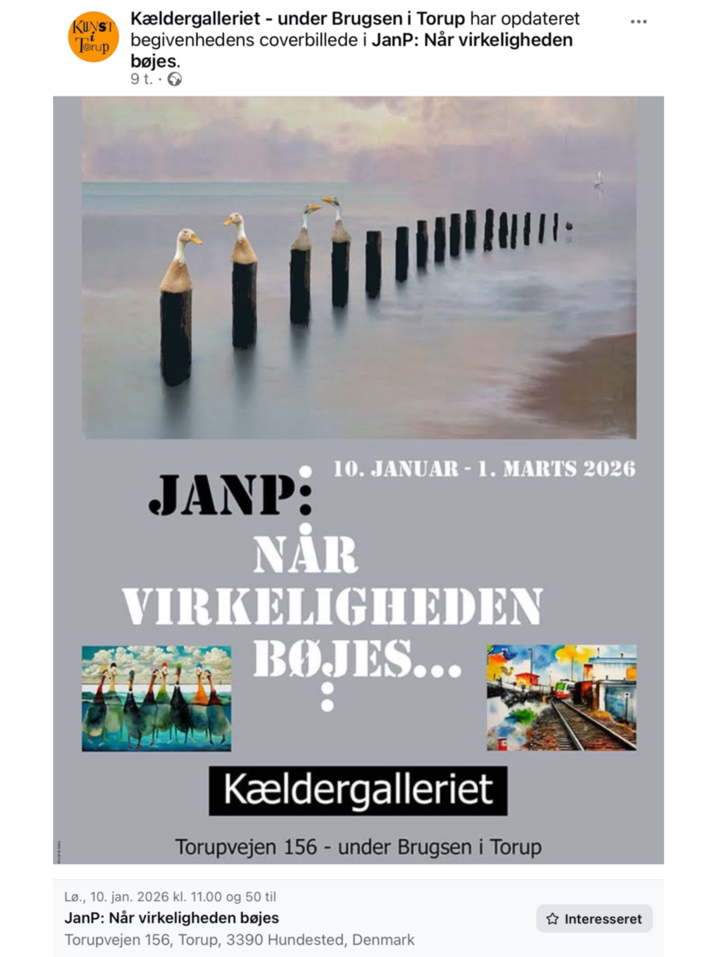 “UDSTILLING JANUAR OG FEBRUAR 2026”